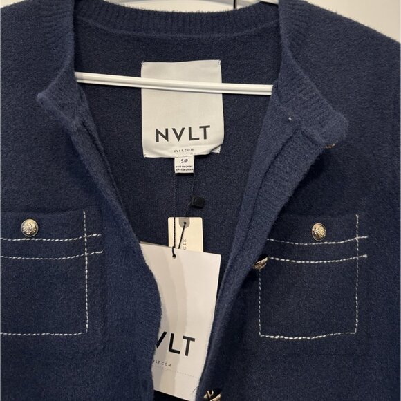 NWT Size SP - NVLT Knit Topstitch Jacket - Picture 9 of 16